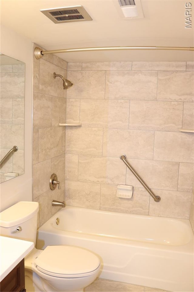 12574 Chardin Pl Unit 1, Tesson Ferry Township, MO 63128 - full bathroom featuring vanity and bathtub / shower combination
