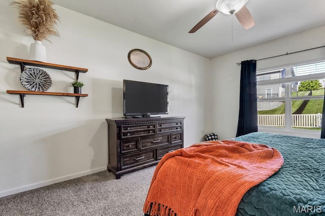144 Wilmer Valley Dr, Wentzville, MO 63385 - bedroom with carpet flooring and a ceiling fan