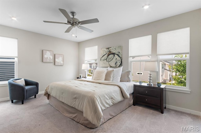 341 Newbridge Way, Ofallon, MO 63368 - bedroom with carpet and a ceiling fan