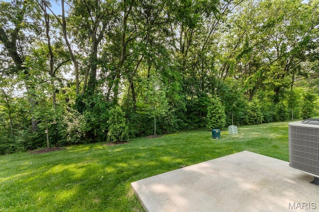341 Newbridge Way, Ofallon, MO 63368 - view of green lawn with a patio area