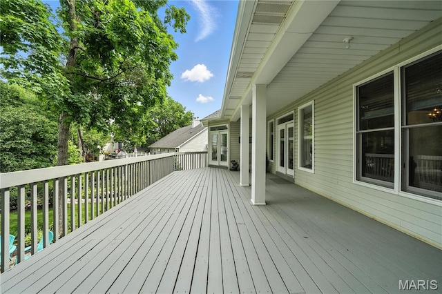 17 Eagles Way Ln, Lake St Louis, MO 63367 - view of wooden deck