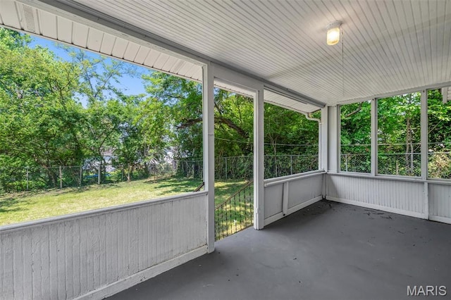 1323 Fairview Ave, University City, MO 63130 - view of unfurnished sunroom