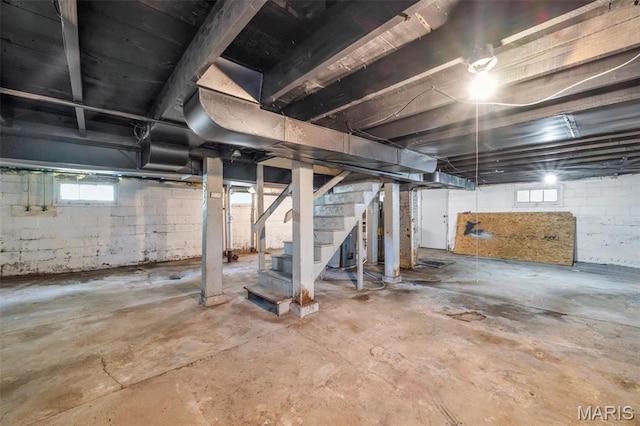 1323 Fairview Ave, University City, MO 63130 - below grade area with stairs