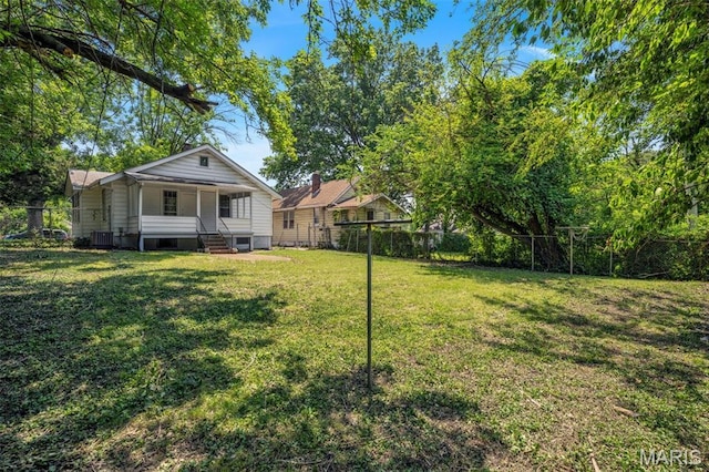 1323 Fairview Ave, University City, MO 63130 - view of yard with central AC