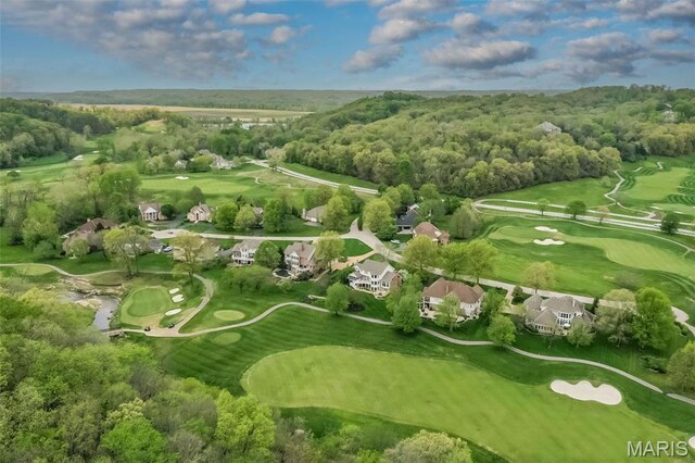 1417 Wheatfield Ln, Saint Albans, MO 63073 - bird's eye view of a golf course