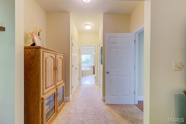4485 Killdeer Dr, Augusta, MO 63332 - hall featuring light carpet and baseboards