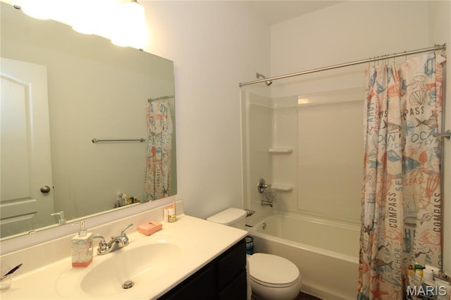 241 Dell View Dr, Arnold, MO 63010 - full bathroom featuring vanity and shower / bath combo with shower curtain