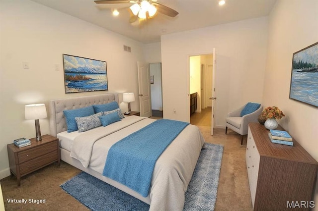 241 Dell View Dr, Arnold, MO 63010 - bedroom featuring carpet and recessed lighting