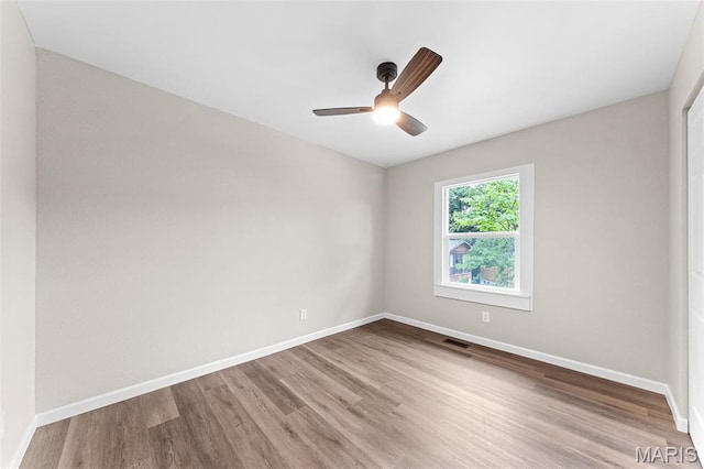 2019 San Pedro Dr, Arnold, MO 63010 - spare room with wood finished floors and ceiling fan