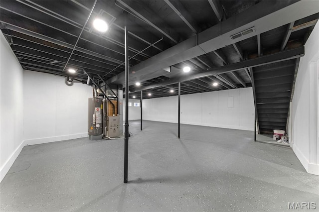 2019 San Pedro Dr, Arnold, MO 63010 - finished basement featuring gas water heater and heating unit