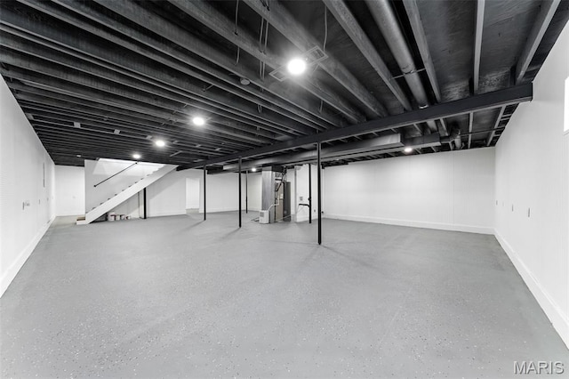 2019 San Pedro Dr, Arnold, MO 63010 - finished basement featuring stairway and baseboards