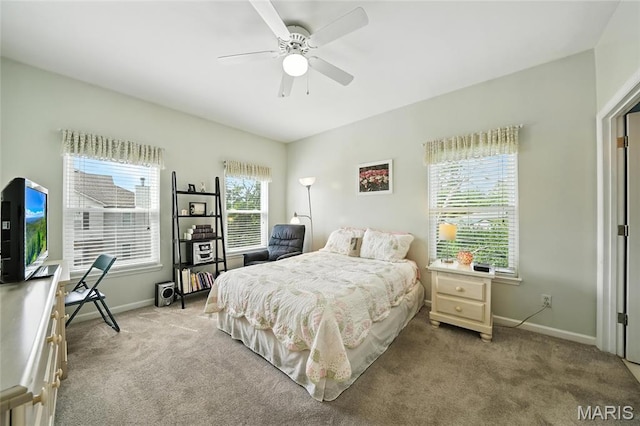 1275 Gardens Circle Drive E, Saint Louis, MO 63125 - bedroom with carpet floors and ceiling fan