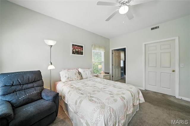 1275 Gardens Circle Drive E, Saint Louis, MO 63125 - carpeted bedroom featuring baseboards and ceiling fan