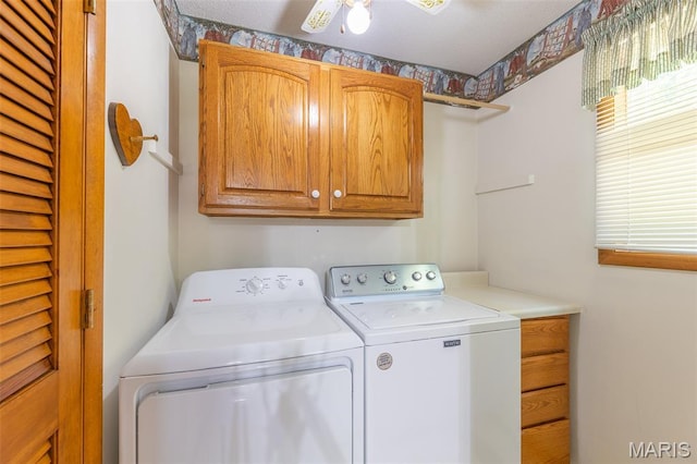 39 Rock Ridge Rd, Wappapello, MO 63966 - laundry room with cabinet space and washing machine and dryer
