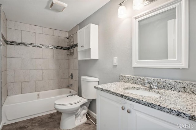 6838 Raymond Ave, Saint Louis, MO 63130 - bathroom featuring vanity and washtub / shower combination