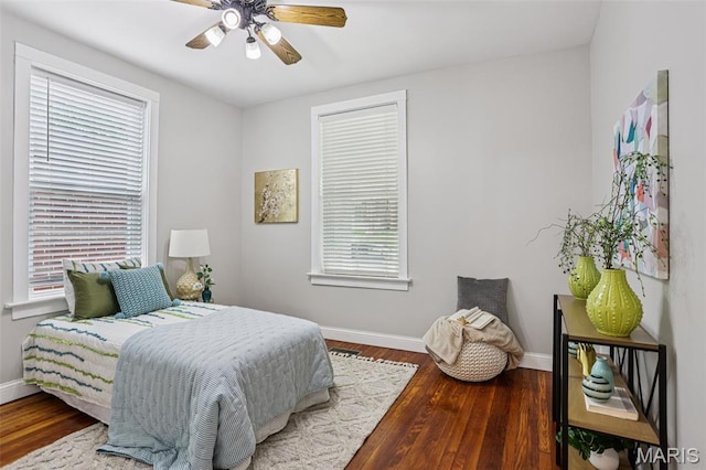 5532 Lansdowne Ave, Saint Louis, MO 63109 - bedroom with wood finished floors and ceiling fan