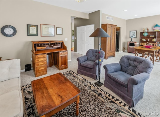 643 Titan Dr, Ofallon, IL 62269 - living room with light colored carpet and recessed lighting