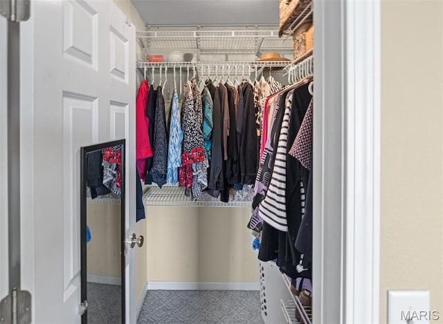 643 Titan Dr, Ofallon, IL 62269 - spacious closet with carpet floors