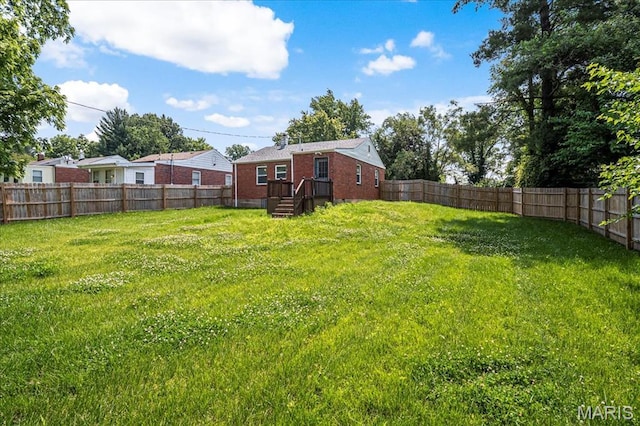 8505 Church Bell Ln, Jennings, MO 63136 - view of fenced backyard