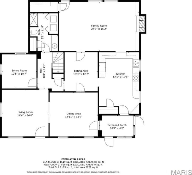 503 E State St, Union, MO 63084 - view of floor plan / room layout
