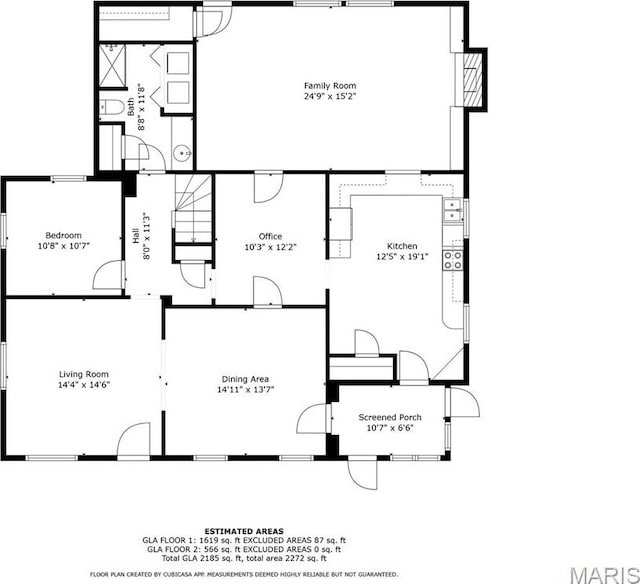 503 E State St, Union, MO 63084 - view of property floor plan