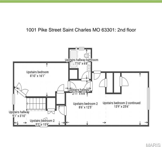 1001 Pike St, Saint Charles, MO 63301 - view of home floor plan