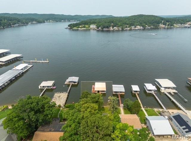 1527 Resorts Rd, Camdenton, MO 65020 - aerial view of a nearby body of water
