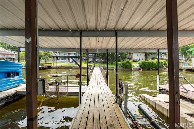 1527 Resorts Rd, Camdenton, MO 65020 - dock area with a water view and boat lift