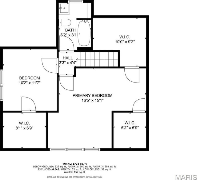 1801 Main St, Alton, IL 62002 - view of floor plan / room layout