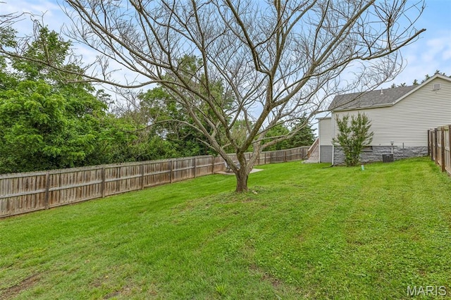 302 Bogy St, De Soto, MO 63020 - view of fenced backyard