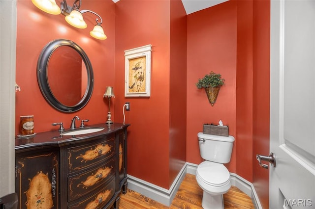 701 Crown Pointe Farms, Defiance, MO 63341 - bathroom featuring vanity and wood finished floors