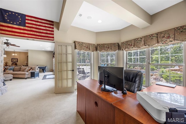 701 Crown Pointe Farms, Defiance, MO 63341 - office featuring light colored carpet