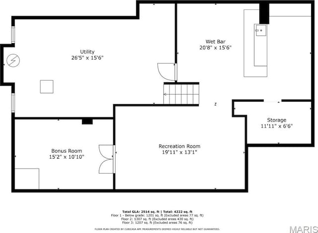 3038 Woodbridge Creek Dr, Saint Louis, MO 63129 - view of floor plan / room layout