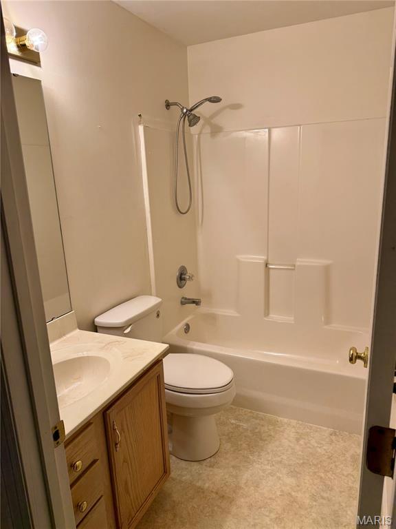 51 Tower St, Moscow Mills, MO 63362 - full bath with vanity and bathtub / shower combination