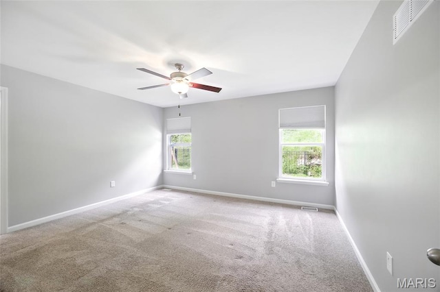 1161 Foxwood Estates Dr, Arnold, MO 63010 - carpeted spare room with baseboards and ceiling fan