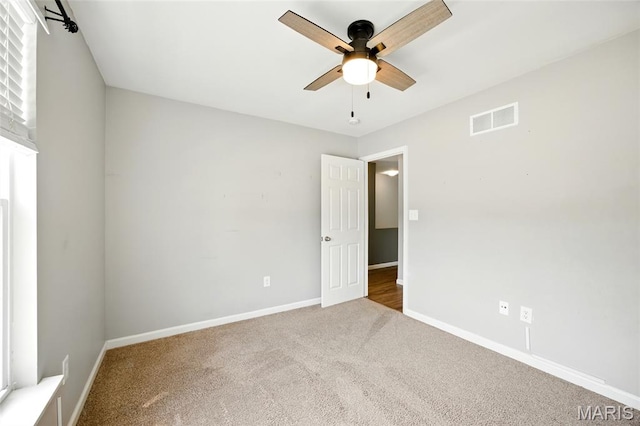 1161 Foxwood Estates Dr, Arnold, MO 63010 - carpeted empty room featuring a ceiling fan and baseboards