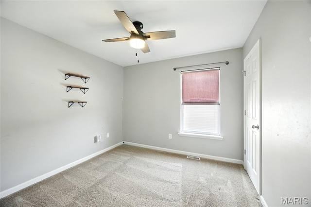 1161 Foxwood Estates Dr, Arnold, MO 63010 - carpeted spare room featuring ceiling fan and baseboards