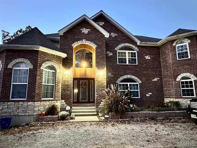 425 Thurman Lake Rd, Cuba, MO 65453 - view of front facade with brick siding