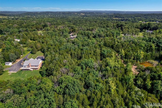 2518 Nike Base Rd, Catawissa, MO 63015 - aerial view of property's location featuring a heavily wooded area
