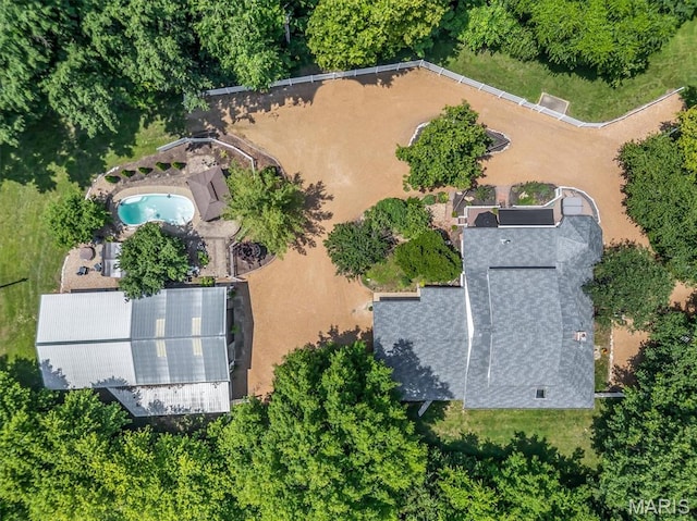 2466 State Road Ff, Eureka, MO 63025 - bird's eye view of a pool area
