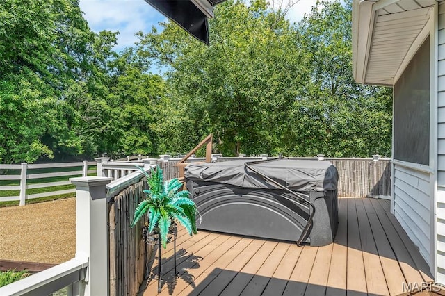 2466 State Road Ff, Eureka, MO 63025 - wooden terrace featuring view of scattered trees