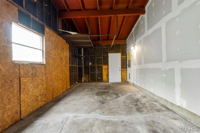 2185 Orleans Ln, Florissant, MO 63031 - basement with a garage