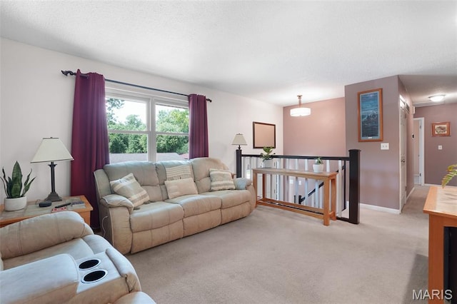 1809 Partridge Dr, Windsor Township, MO 63052 - living room with light carpet and baseboards