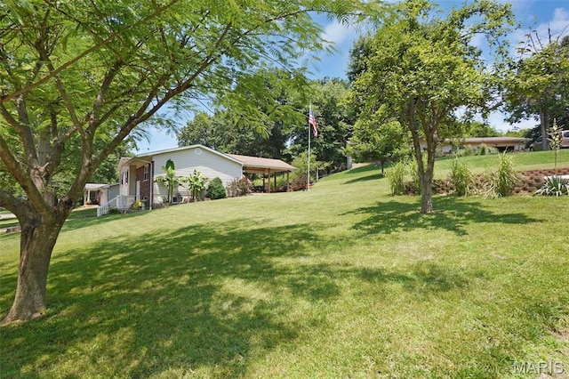 1809 Partridge Dr, Windsor Township, MO 63052 - view of grassy yard