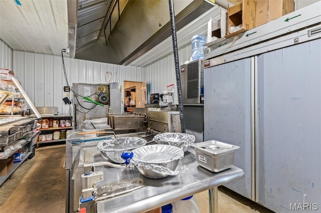 201 Houser St, Park Hills, MO 63601 - kitchen featuring concrete floors
