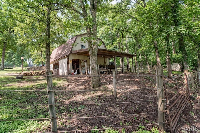 10201 County Road 5440, Rolla, MO 65401 - view of yard featuring an exterior structure and an outbuilding
