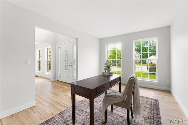 4507 Behlmann Grove Pl, Florissant, MO 63034 - office space featuring baseboards and light wood-type flooring