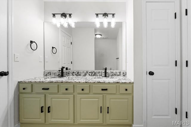 4507 Behlmann Grove Pl, Florissant, MO 63034 - bathroom with double vanity and a closet
