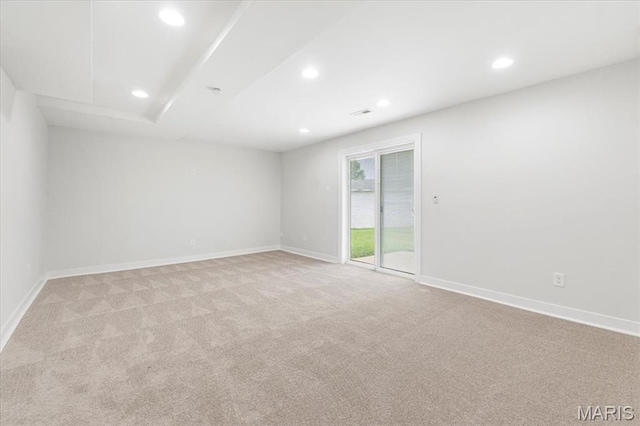 4507 Behlmann Grove Pl, Florissant, MO 63034 - unfurnished room featuring recessed lighting and light carpet