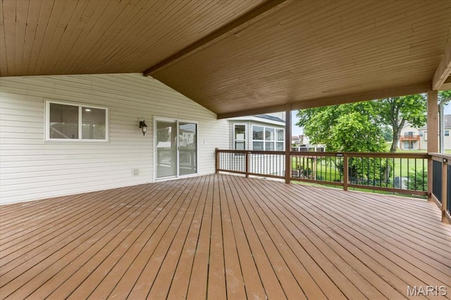 4507 Behlmann Grove Pl, Florissant, MO 63034 - view of wooden deck